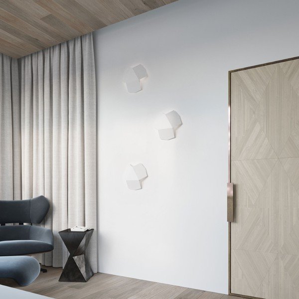 Biele nástenné svietidlo Hiru – Sollux-image-1