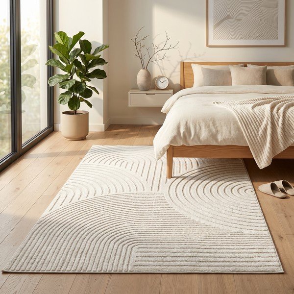 Krémovobiely koberec 120x170 cm Whirl – ESTE-image-4