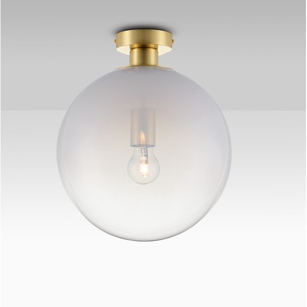 Biele/v zlatej farbe sklenené stropné svietidlo Vita – Nova Luce-image-1