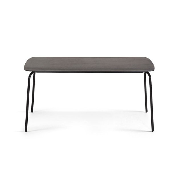 Čierny stôl La Forma Tramp, 160 x 80 cm-image-2