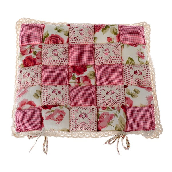 Podsedák Dakls Patchwork Rojo, 40 × 40 cm