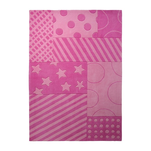 Koberec Esprit Stars Stripes Pink, 120x180 cm