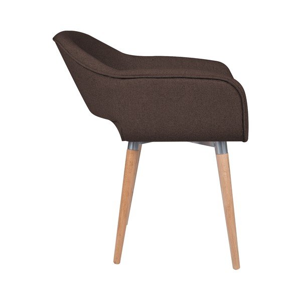 Hnedá jedálenská stolička Cosmopolitan Design Napoli-image-2
