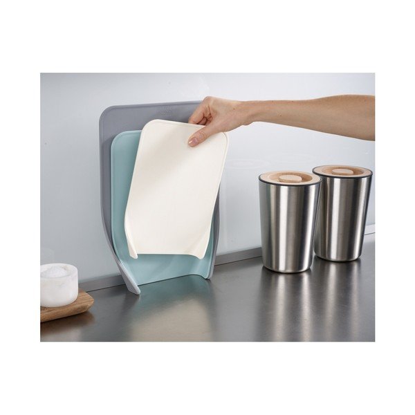 Súprava 3 sivo-modrých dosiek Joseph Joseph Nest Chop-image-1