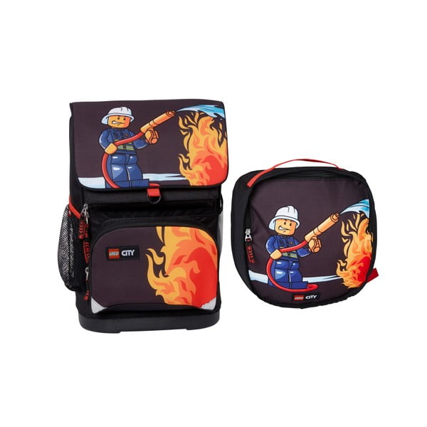 Malý školský batoh s taškou LEGO® City Fire Small