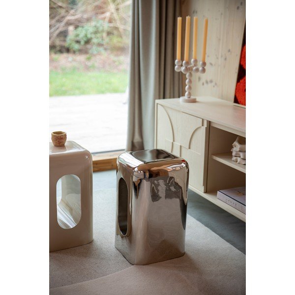 Kovový odkladací stolík 29x29 cm Creek – Zuiver-image-1