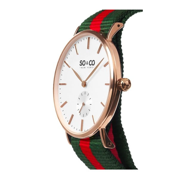 Pánske hodinky Madison Stripe Red/Green-image-2