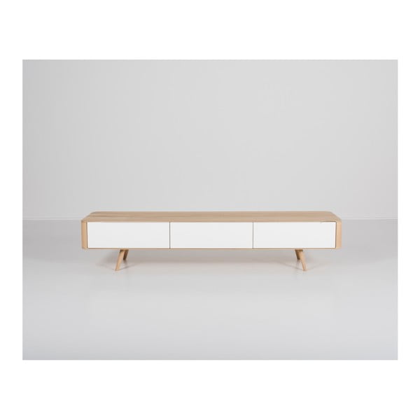 Televízny stolík z dubového dreva Gazzda Ena, 225 × 42 × 45 cm-image-4