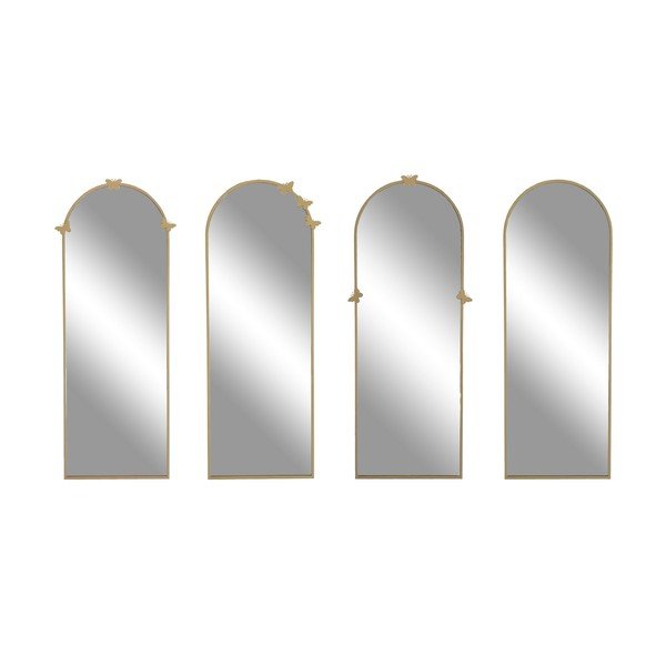 Stojacie zrkadlo s rámom v zlatom dekore Neostill Butterfly-image-3