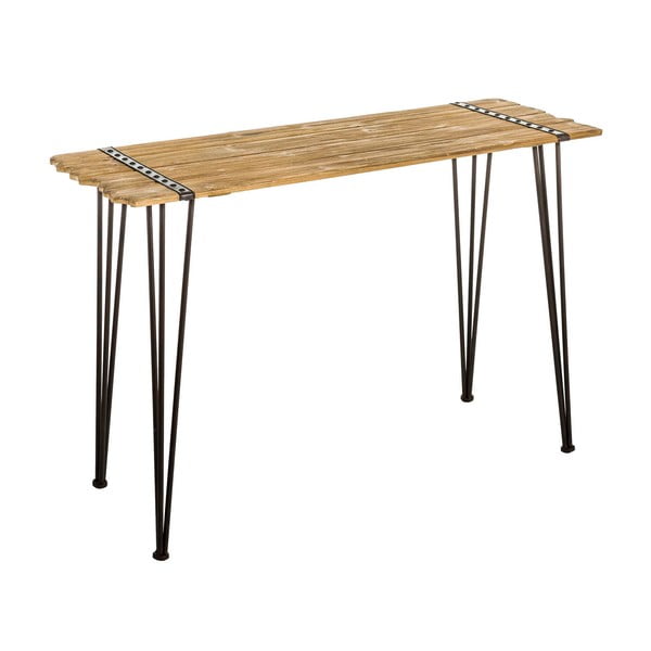 Konzolový stolík s doskou z jedľového dreva Tropicho