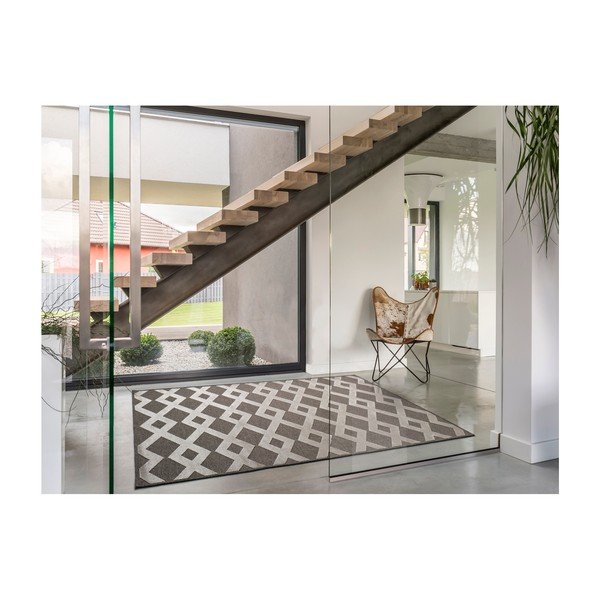 Koberec s podielom vlny Universal Isabella Brown, 140 × 200 cm