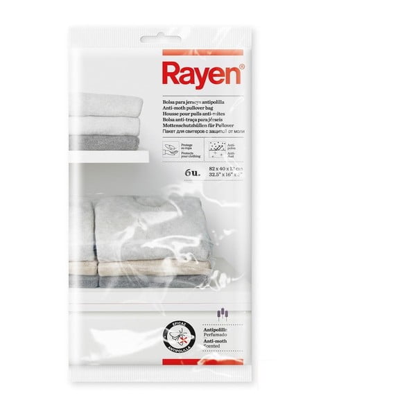 Plastové ochranné obaly na oblečenie v súprave 6 ks – Rayen