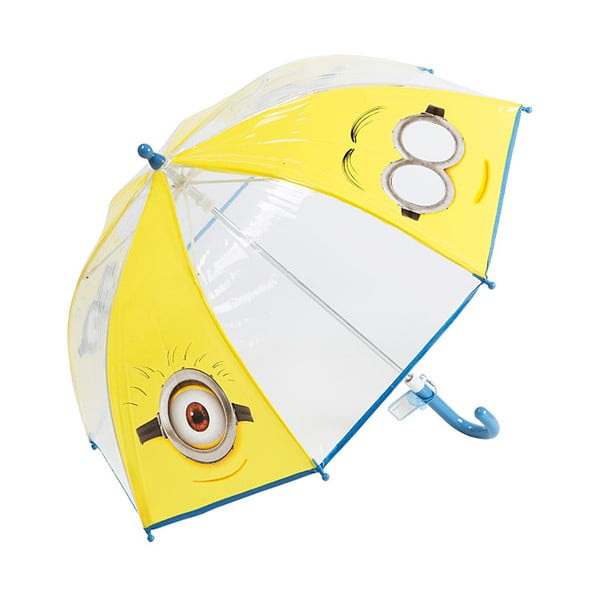 Detský transparentný dáždnik Birdcage Minions, ⌀ 60 cm