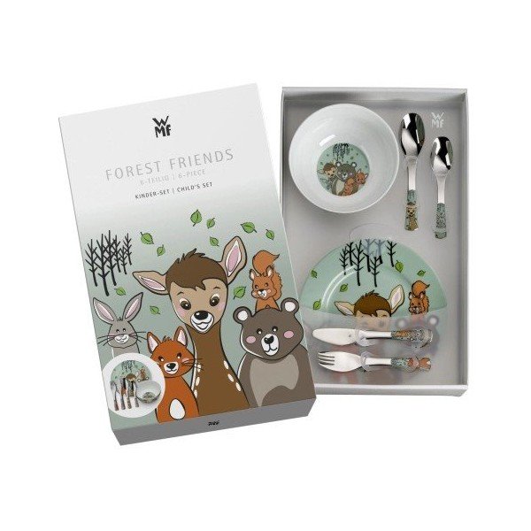 Porcelánová detská jedálenská súprava 6 ks Forest Friends – WMF-image-1