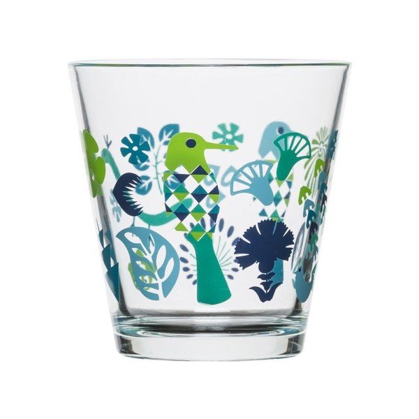 Sada 4 pohárov Sagaform Fantasy 200 ml, zelená/modrá-image-1