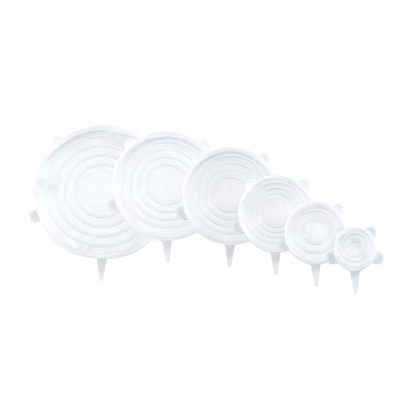 Silikónové univerzálne viečka na potraviny v súprave – Maximex