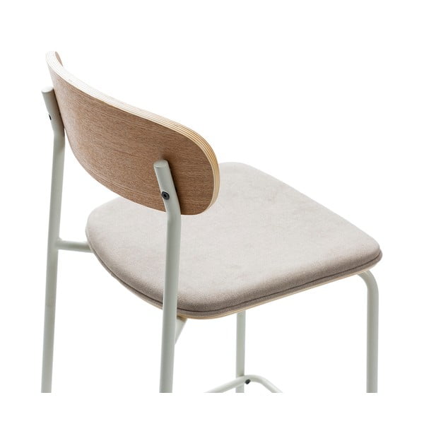 Barové stoličky v súprave 2 ks v béžovo-prírodnej farbe (výška sedadla 66 cm) Adriana – Marckeric-image-4