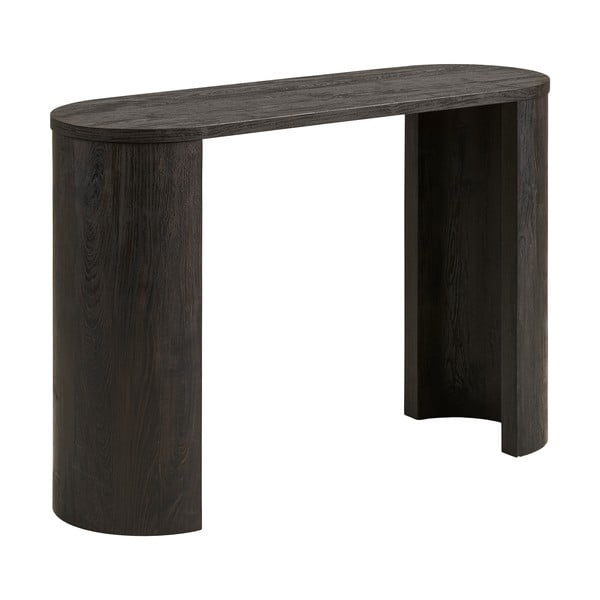 Tmavohnedý konzolový stolík v dekore duba 38x114 cm Bibione – House Nordic