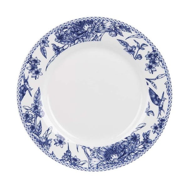 Dezertný tanier z kostného porcelánu Ashdene Indigo Blue, ⌀ 19 cm