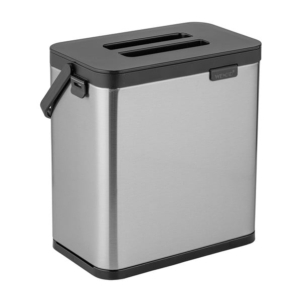 Nádoba na kompostovateľný odpad v matne striebornej farbe 3 l Colin – Wenko