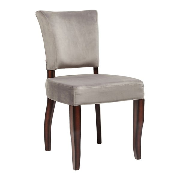 Sivá stolička Kare Design Prince Velvet