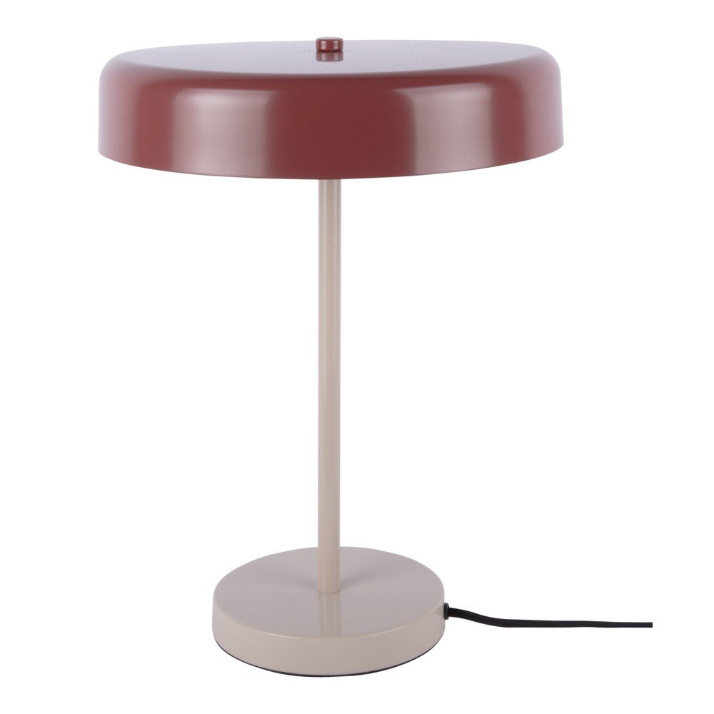 E-shop Vínovočervená kovová stolová lampa (výška 40 cm) Reina Palo – Leitmotiv