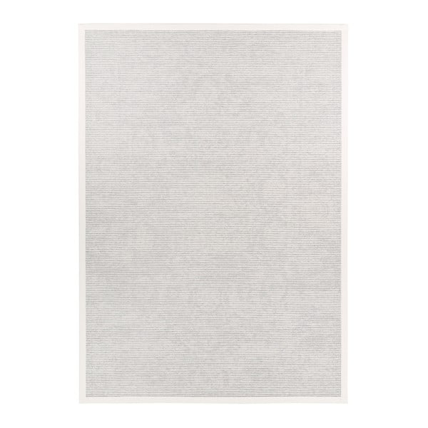 Biely vzorovaný obojstranný koberec Narma Palmse, 160 x 230 cm-image-1