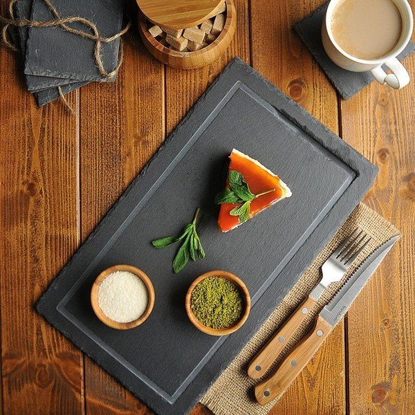 Servírovací podnos Bambum Soche, 35 × 20 cm-image-1