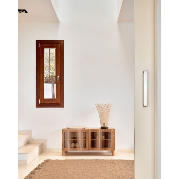 Skrinka na topánky v dekore duba s lavicou v prírodnej farbe Beyla – Kave Home-image-4