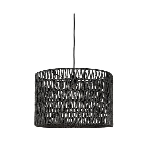 Čierne stropné svietidlo LABEL51 Stripe