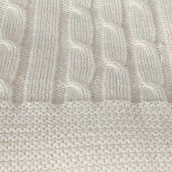 Biela bavlnená deka Homemania Decor Softy, 130 x 170 cm-image-1