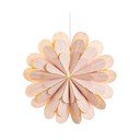 Ružová závesná vianočná svetelná dekorácia Marigold – Markslöjd