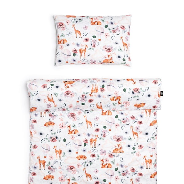 Bavlnené detské obliečky do postieľky 135x100 cm Nature - ESECO-image-1