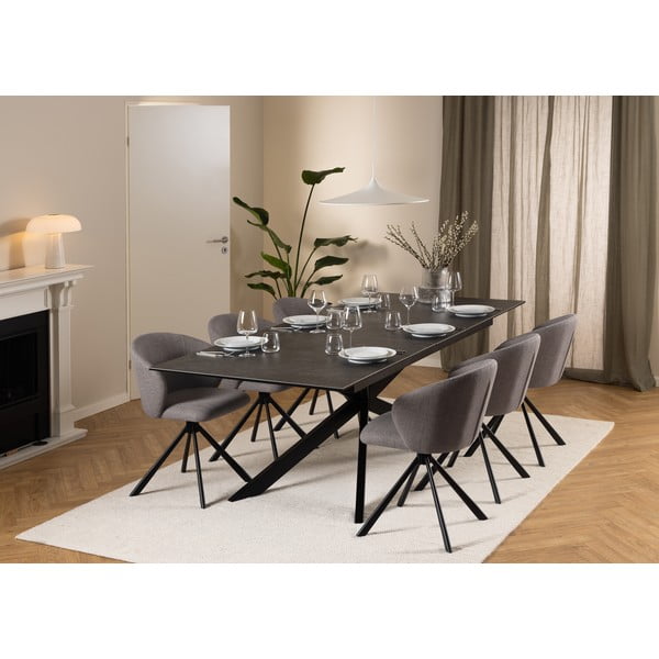 Keramický rozkladací jedálenský stôl 100x240 cm Irwine - Actona-image-2