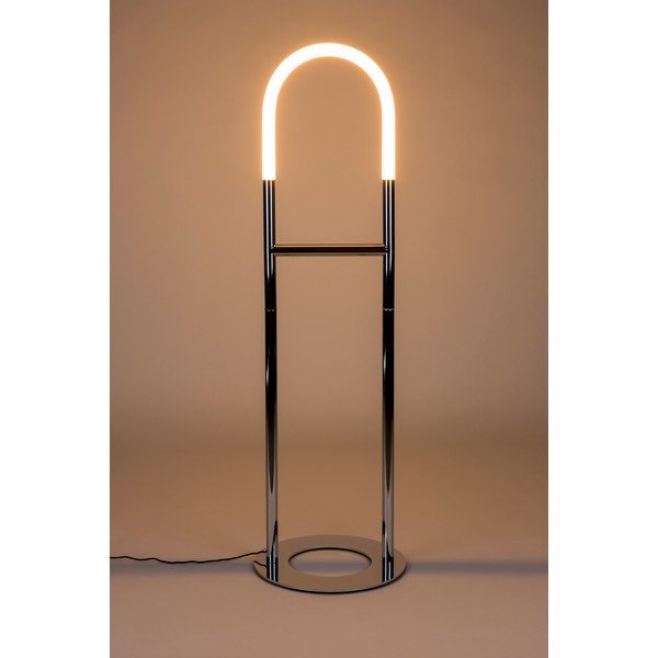 LED stojacia lampa so stmievačom v striebornej farbe (výška  135 cm) Arch – Zuiver-image-1