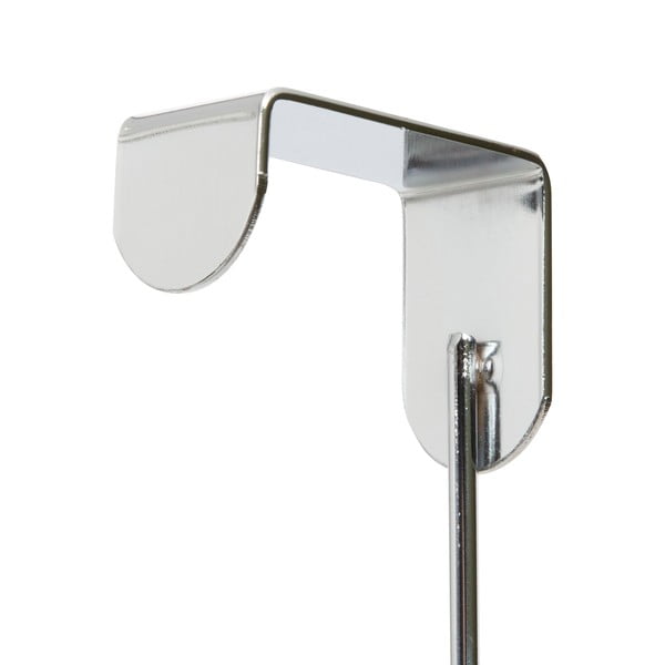 Kovový vešiak na dvere v striebornej farbe 33 cm Spirale – Compactor-image-1