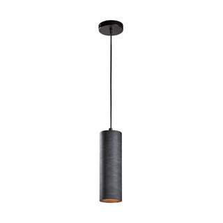 Čierne závesné svetlo Kave Home Maude, výška 31 cm