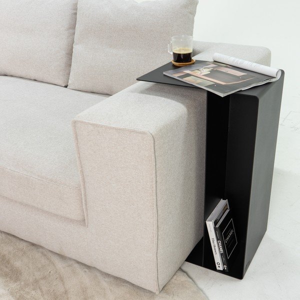 Oceľový odkladací stolík 40x30 cm Slide High – Spinder Design-image-1