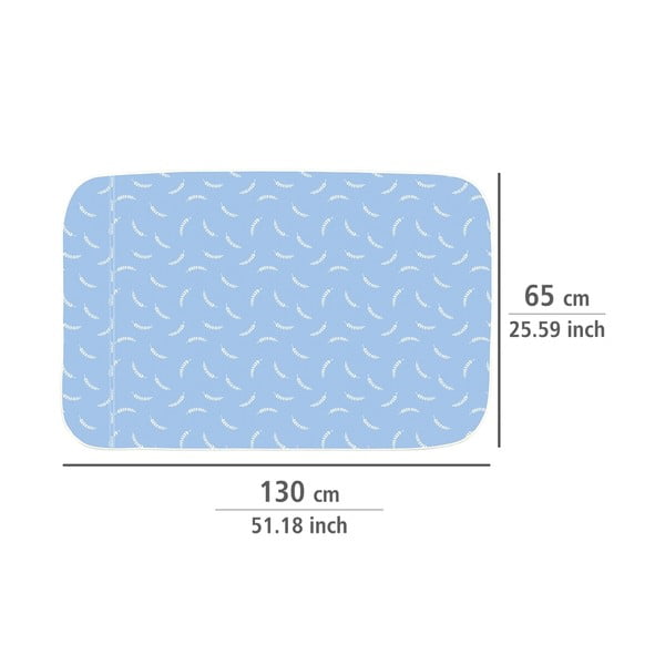 Modrá deka na žehlenie Wenko Flowers-image-3
