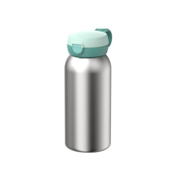 Plastová detská termoska v mentolovej farbe/v striebornej farbe 500 ml Campus – Mepal