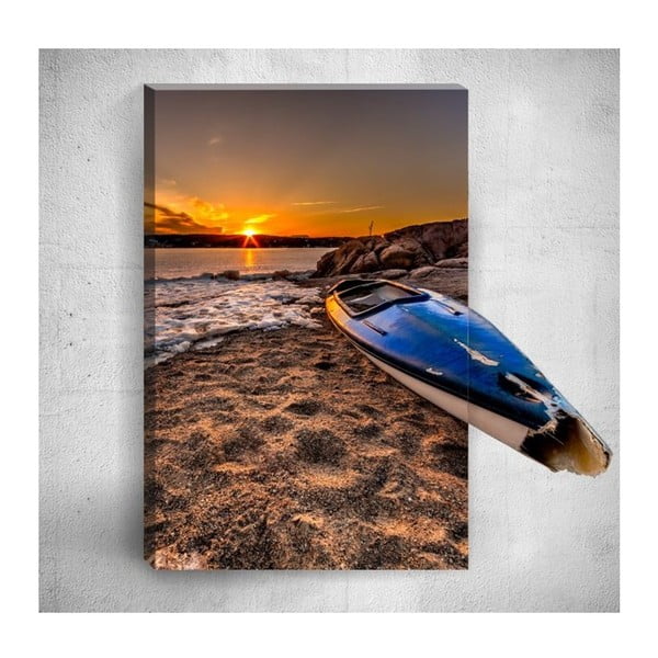Nástenný 3D obraz Mosticx Sunset At Beach, 40 × 60 cm