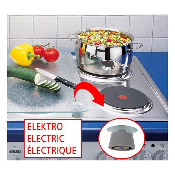 Sklenený kryt na sporák Wenko Universal 3 v 1, 56 x 50 cm-image-1