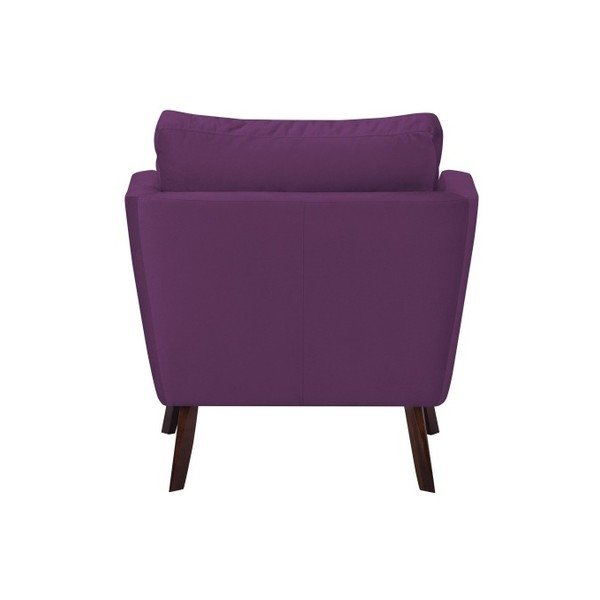 Fialové kreslo Mazzini Sofas Cotton-image-1