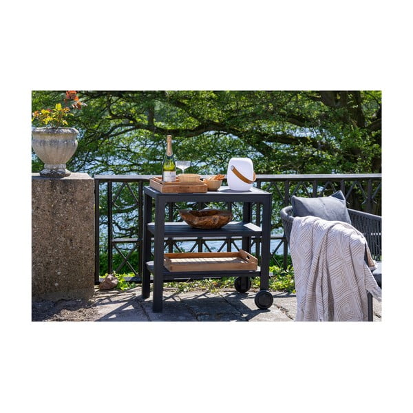 LED prenosné vonkajšie svietidlo s časovačom a reproduktorom na USB ø 18 cm Cardiff – House Nordic-image-4