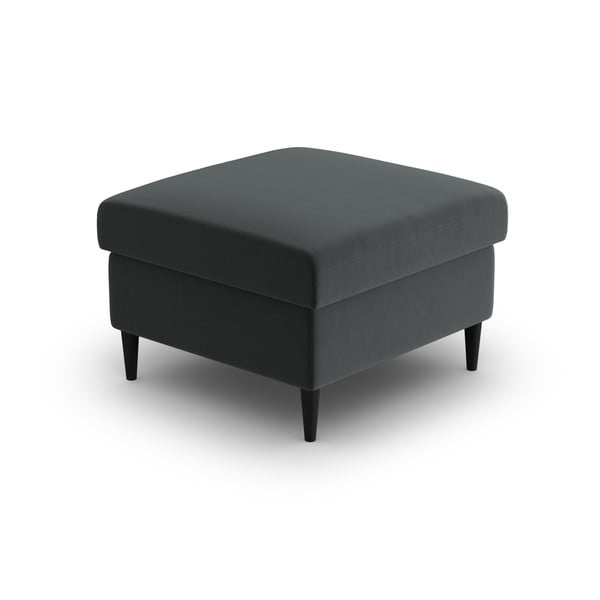 Tmavosivá zamatová podnožka Kyoto – Cosmopolitan Design-image-2