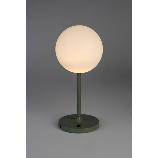 Zelená stmievateľná stolová lampa (výška 33 cm) Hub – White Label-image-1