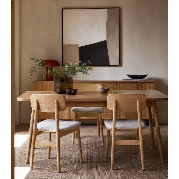 Béžová/v prírodnej farbe jedálenská stolička Livo – Unique Furniture-image-3
