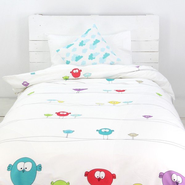 Obliečky Little W Birdie, 140 × 200 cm-image-1