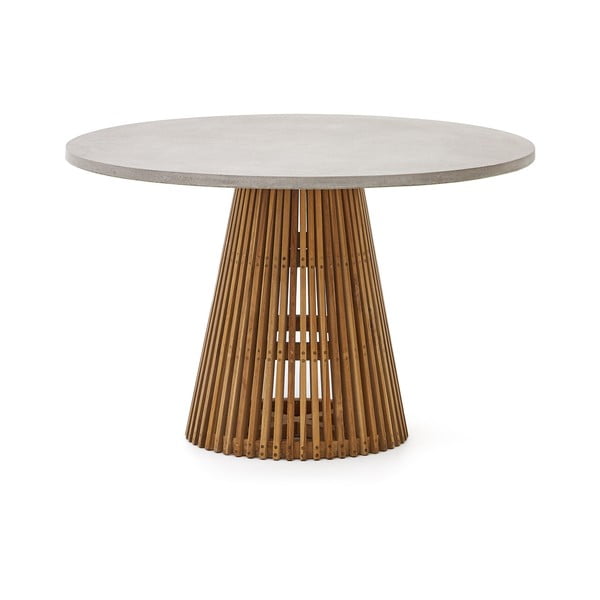Okrúhly záhradný jedálenský stôl ø 120 cm Alcaufar – Kave Home
