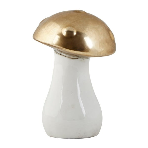 Dekorácia keramická huba v zlatej farbe KJ Collection 155 mm